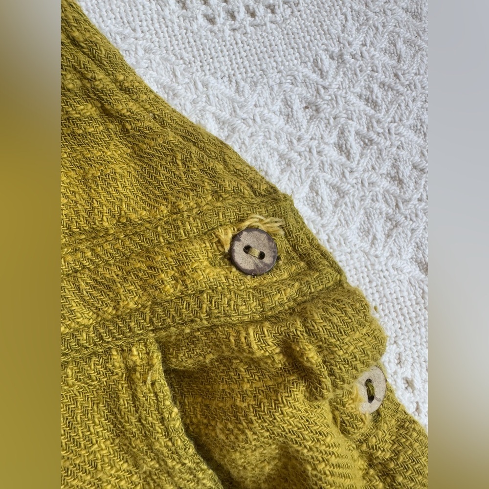 Free People Happiest When Sandy Shortalls Small cotton - Picture 3 of 8